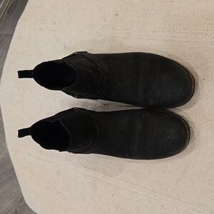 Teva De La Vina Dos Waterproof Leather Chelsea Ankle Boot Black Size 7